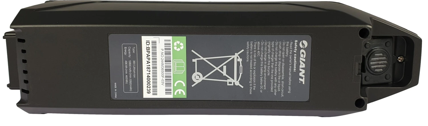 Giant - Energypak - Batterie De Cadre - 500 Wh - 2013/2016 - Charge 5 Pin 5 Giant - Energypak - Batterie De Cadre - 500 Wh - 2013/2016 - Charge 5 Pin – Image 3